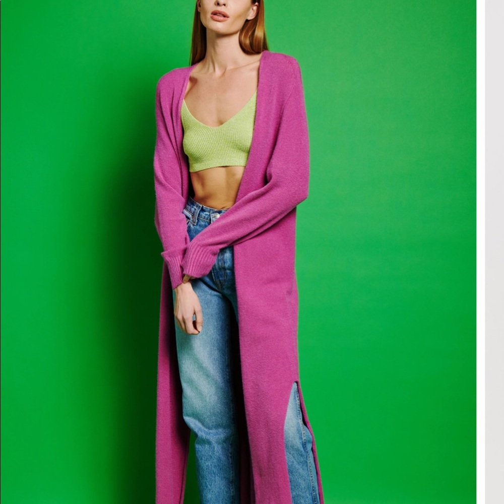 Apparis Pink Aria Long Sweater